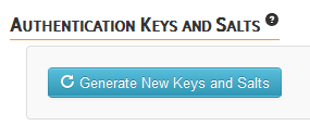 iControlWP Feature: WordPress Authentication Keys and Salts